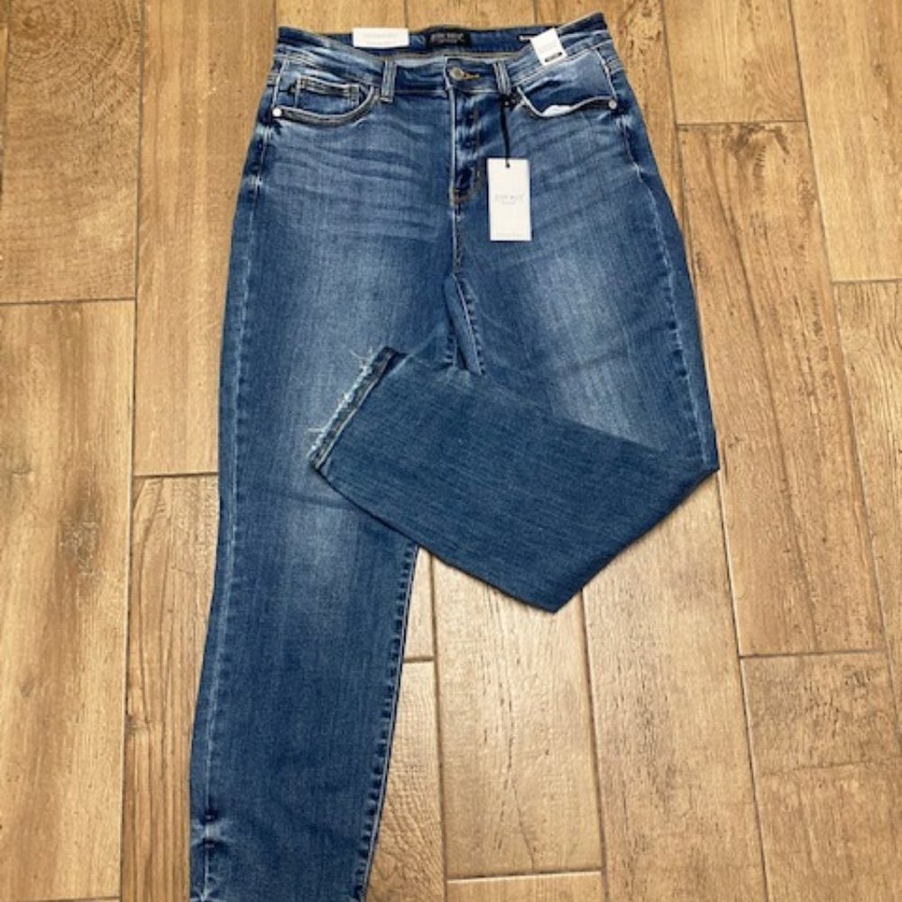 Judy Blue Parker Mid Rise Boyfriend Jeans Size 9